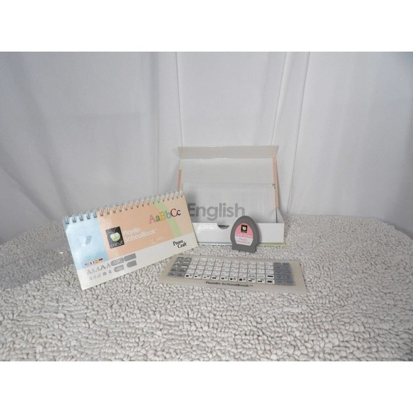 Cricut Cartridge Plantin School Book Link Status Unknown Alphabet Font Shapes - Picture 3 of 6